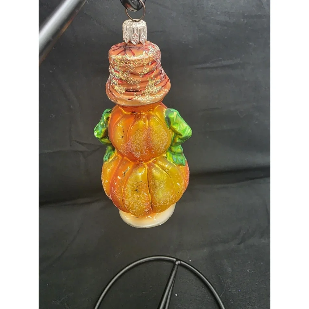 VTG 1999 Christopher Radko Leader of the Patch Jr Pumpkin Halloween Ornament